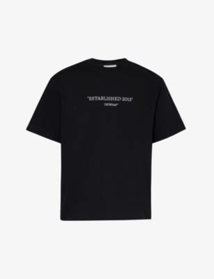 off white t shirt selfridges